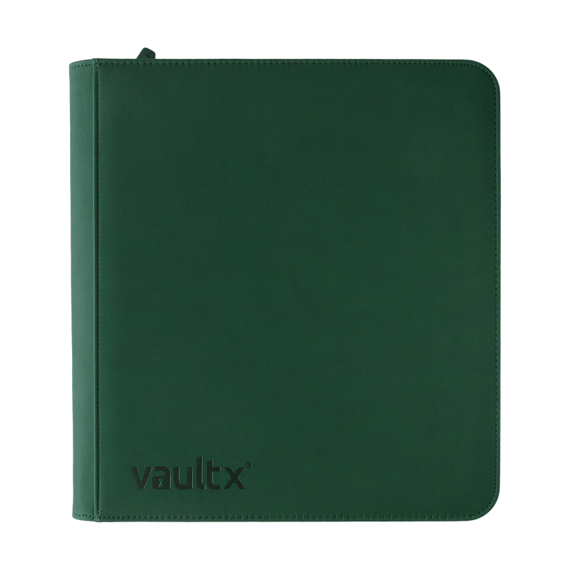 12-Pocket Exo-Tec® Zip Binder - Forest Green