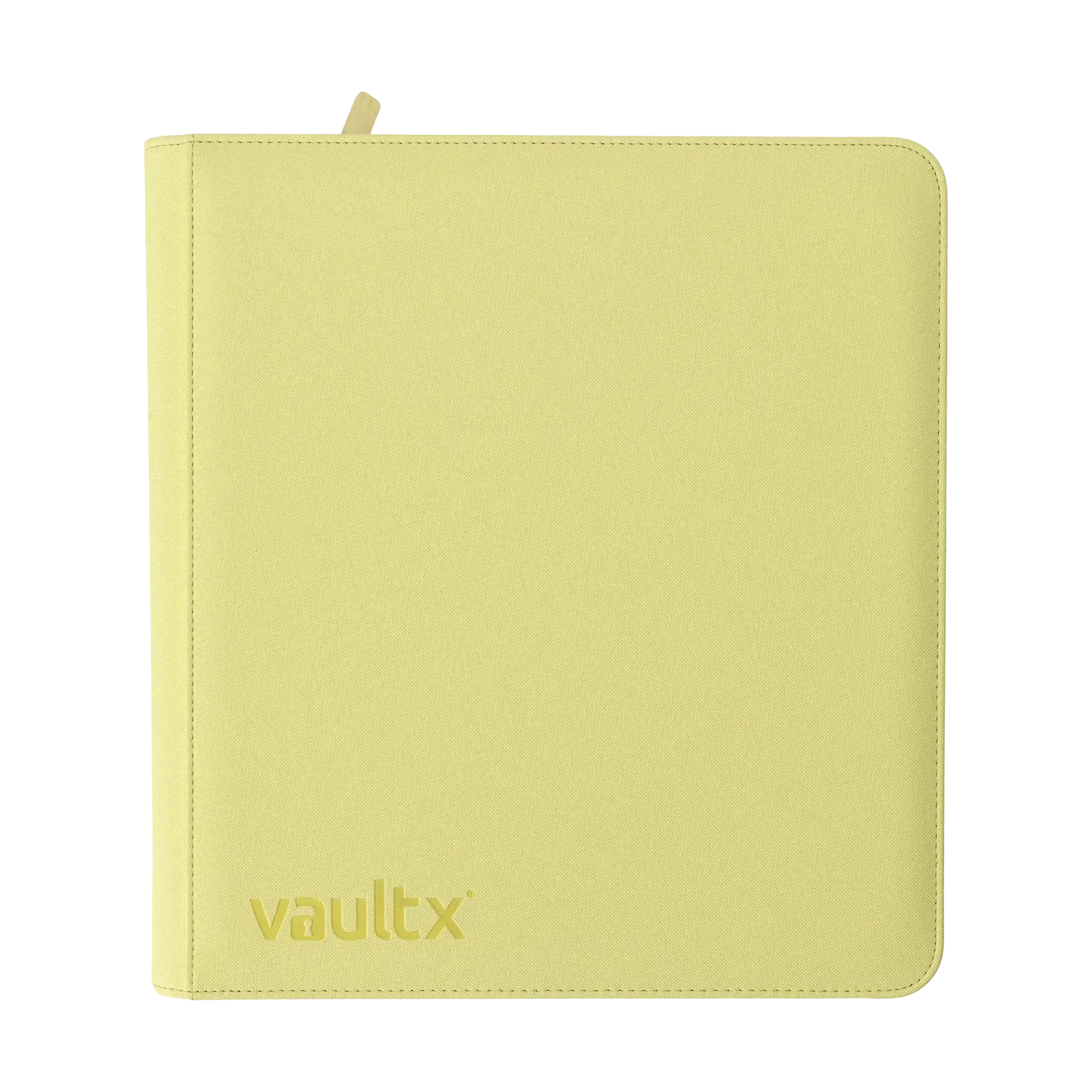12- Pocket Exo-Tec Zip Binder - Pastel Yellow