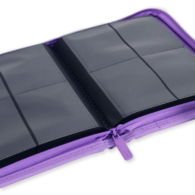 4-Pocket Exo-Tec® Zip Binder - Just Purple