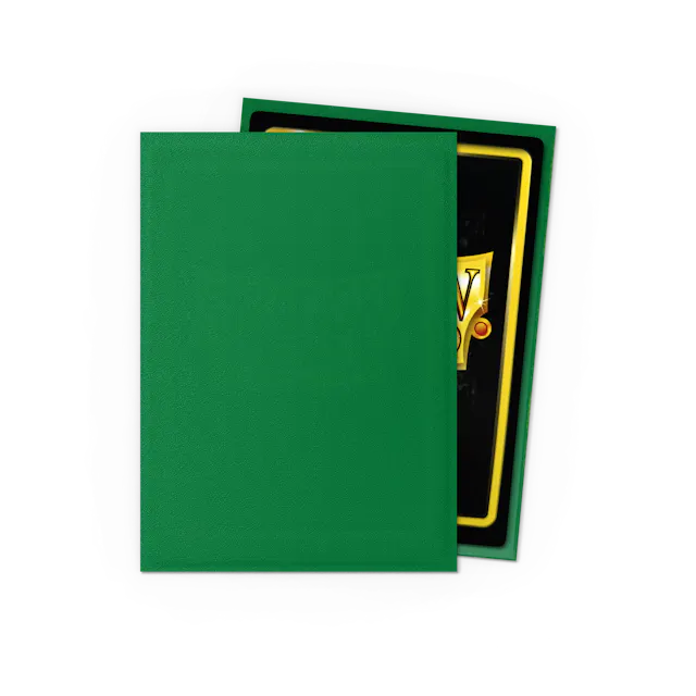 Dragon Shield - Matte Standard Size Sleeves 100pk - Emerald