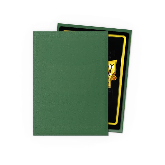 Dragon Shield - Matte Standard Size Sleeves 100pk - Forest Green