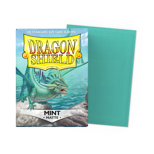 Dragon Shield - Matte Standard Size Sleeves 100pk - Mint