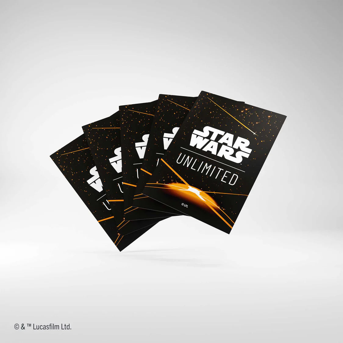 Gamegenic Star Wars: Unlimited Art Sleeves - Card Back Orange (RELEASE DATE: 14/03/25)