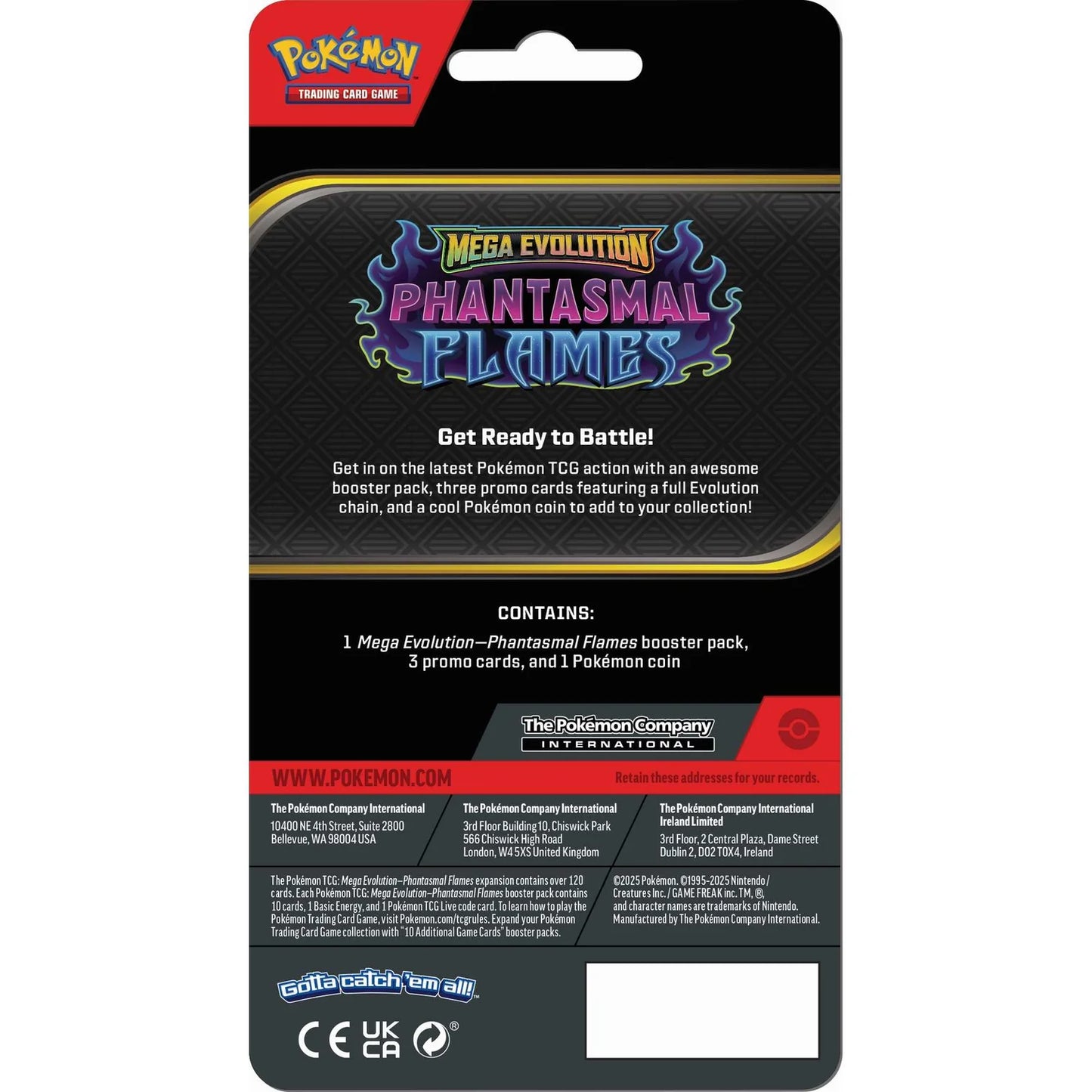 Pokémon TCG: Mega Evolution Phantasmal Flames - Premium Checklane - APPLIN EVOLUTION CHAIN (Expected Release 14/11/2025)