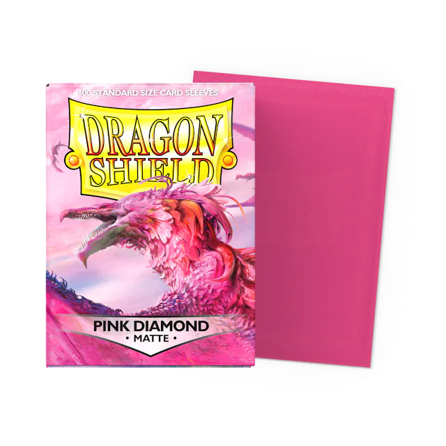 Dragon Shield - Matte Standard Size Sleeves 100pk - Pink Diamond