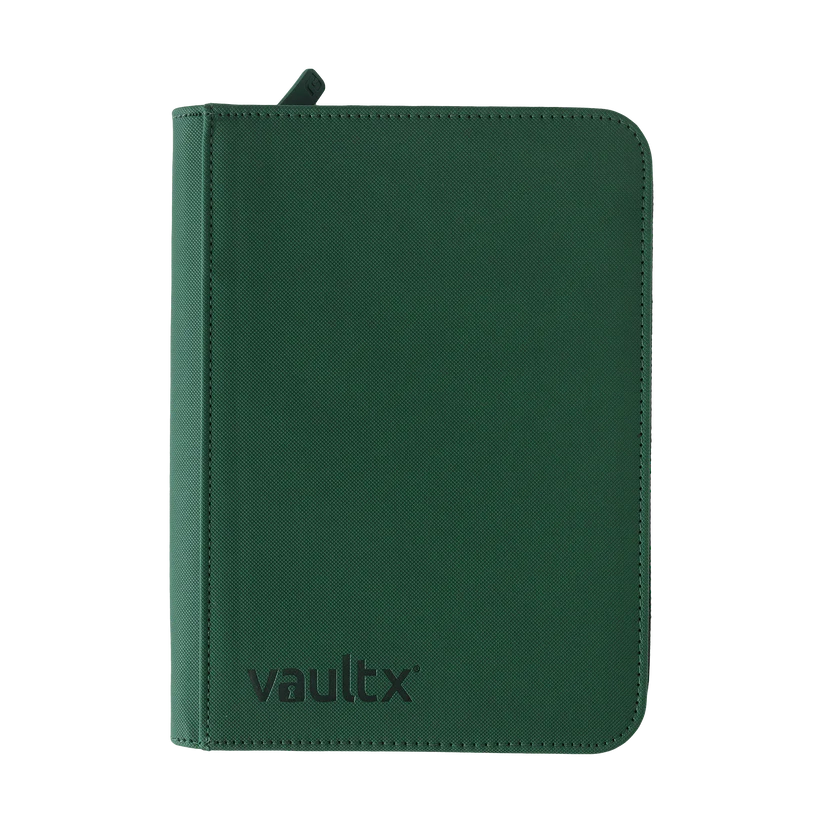 4-Pocket Exo-Tec® Zip Binder- Forest Green