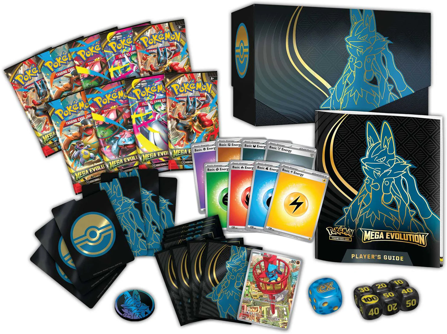 Pokémon TCG: Mega Evolution - Elite Trainer Box - Lucario - ESTIMATED RELEASE DATE: 26/09/2025