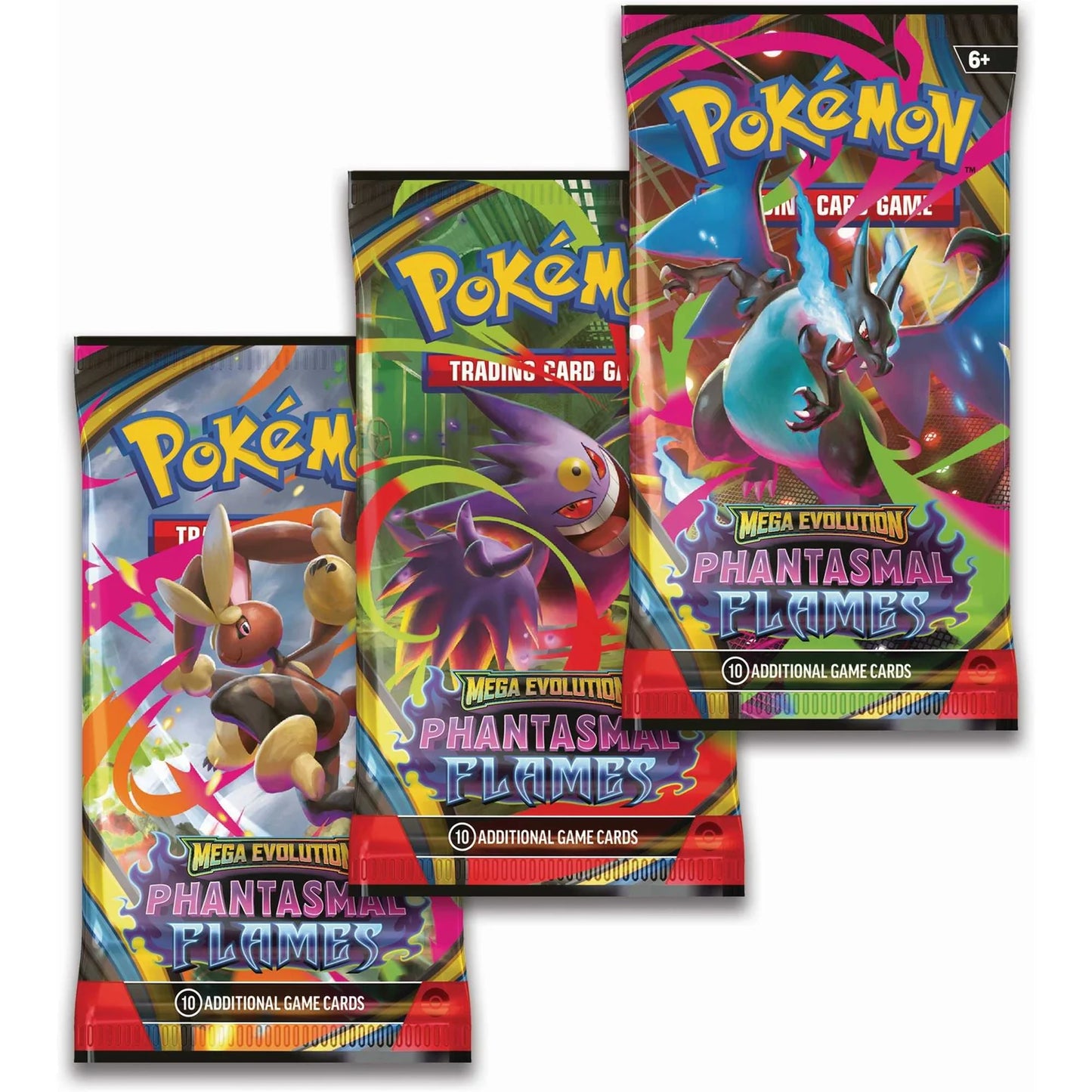 Pokémon TCG: Mega Evolution Phantasmal Flames - 3 Pack - WEAVILE (Expected Release 14/11/2025)
