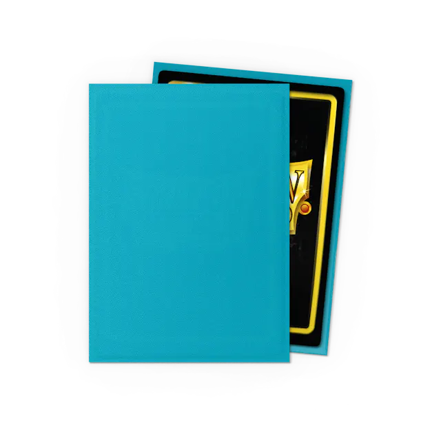 Dragon Shield - Matte Standard Size Sleeves 100pk - Players Choice Turquoise Atebeck