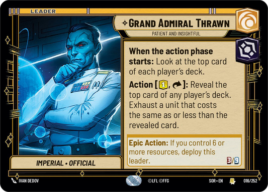 016/252 Grand Admiral Thrawn