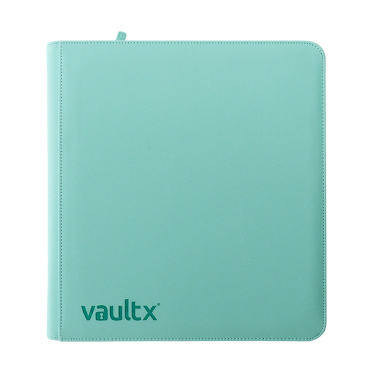 12-Pocket Exo-Tec® Zip Binder - Mint Green