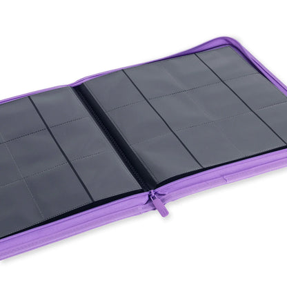 12-Pocket Exo-Tec® Zip Binder - Just Purple