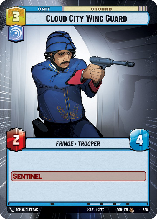 328 Cloud City Wing Guard - Hyperspace Foil