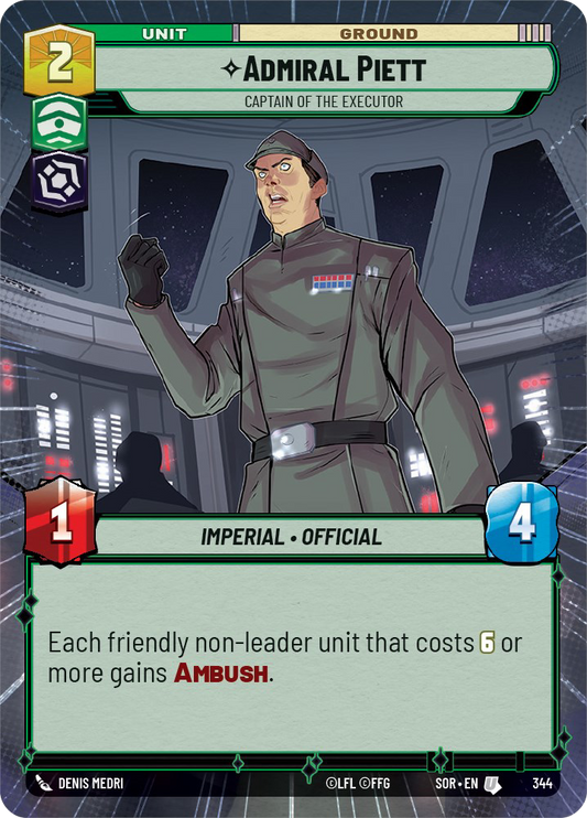 344 Admiral Piett - Hyperspace Foil