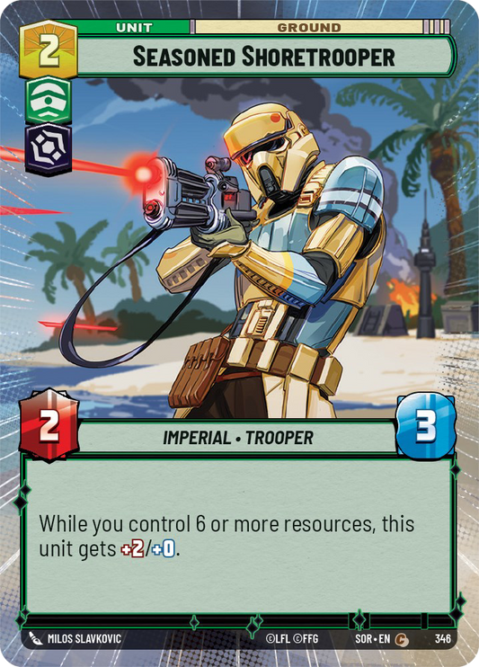 346 Seasoned Shoretrooper - Hyperspace Foil