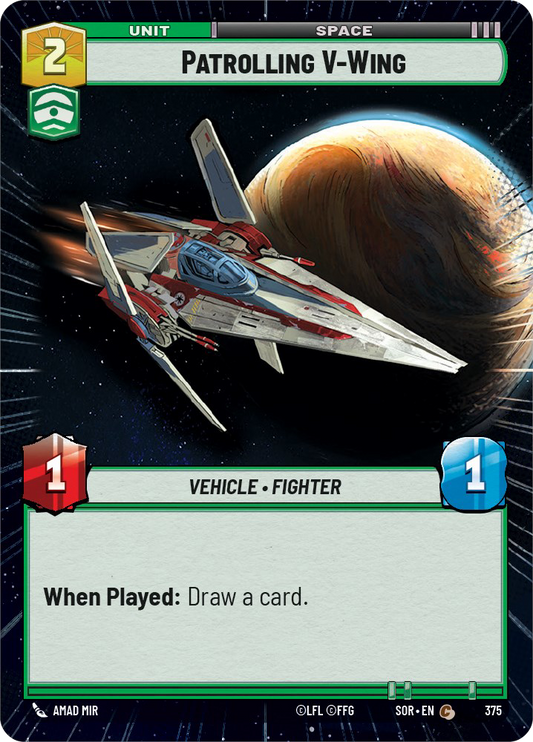 375 Patrolling V-Wing - Hyperspace Foil