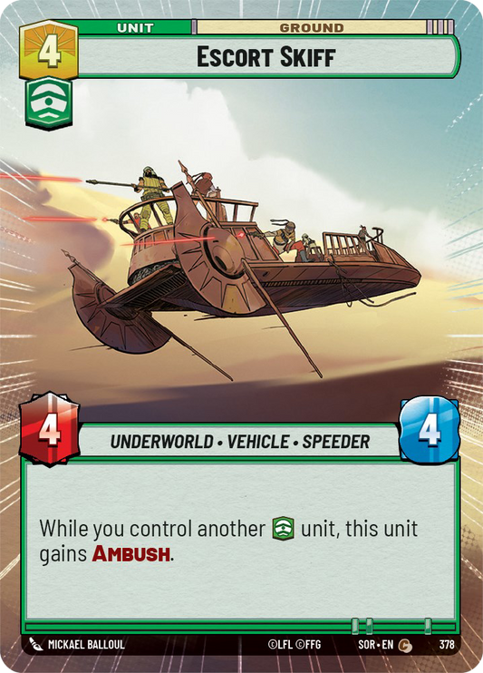 378 Escort Skiff - Hyperspace Foil