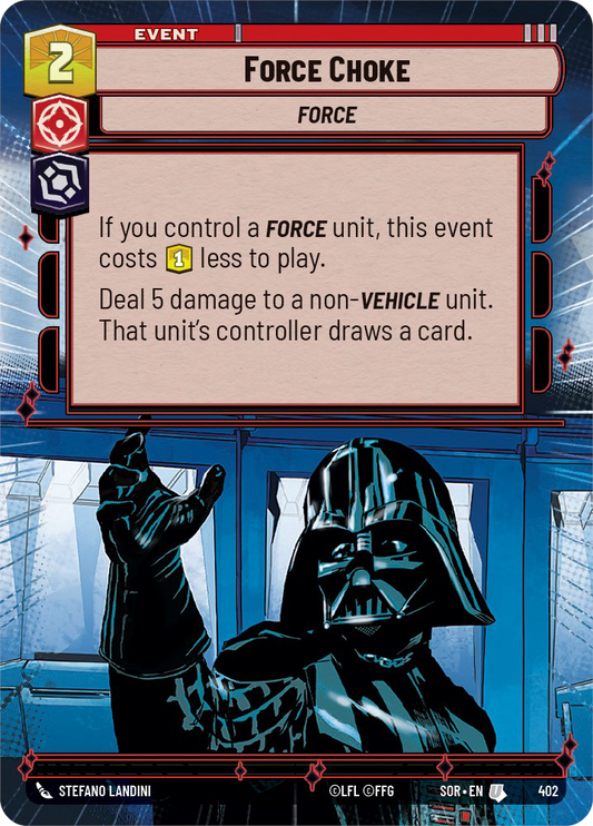 402 Force Choke - Hyperspace Foil