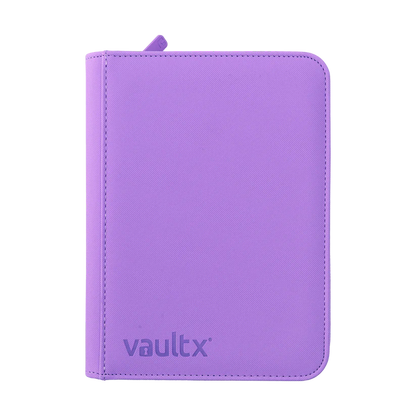 4-Pocket Exo-Tec® Zip Binder - Just Purple