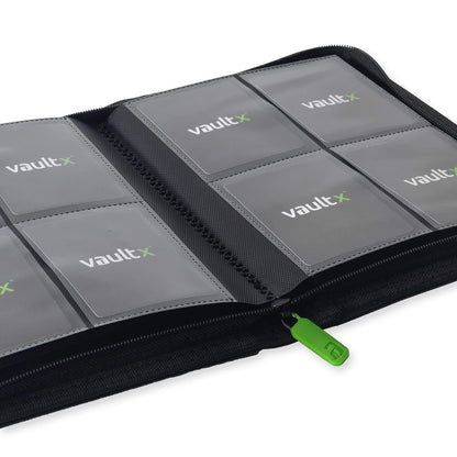 4-Pocket Exo-Tec® Zip Binder- Signature Black