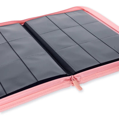 9-Pocket Exo-Tec® Zip Binder - Just Pink