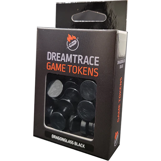 DreamTrace Game Tokens: Dragonglass Black