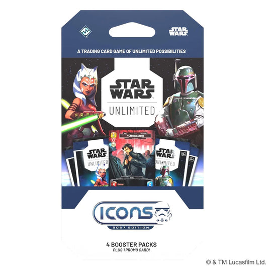 Star Wars: Unlimited - ICONS 2027 - 4 Pack Booster (Expected Release: 20/11/2026)