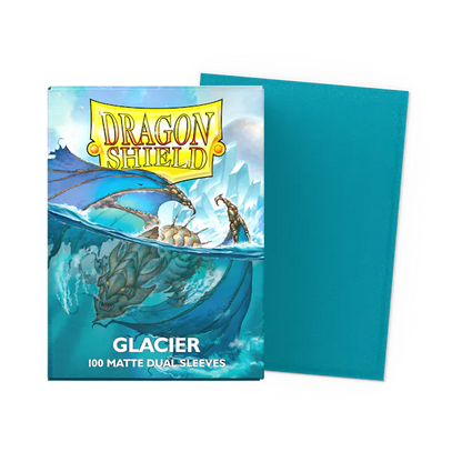 Dragon Shield - Dual Matte Standard Size Sleeves 100pk - Glacier Miniom