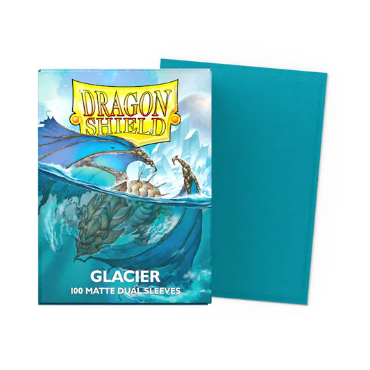 Dragon Shield - Dual Matte Standard Size Sleeves 100pk - Glacier Miniom