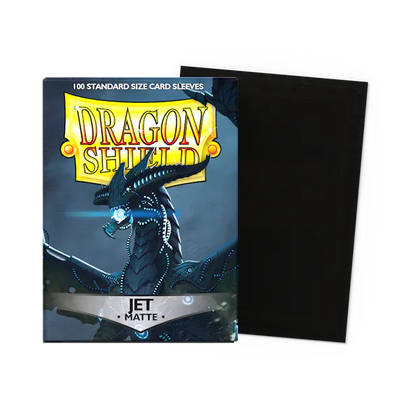 Dragon Shield - Matte Standard Size Sleeves 100pk - Jet