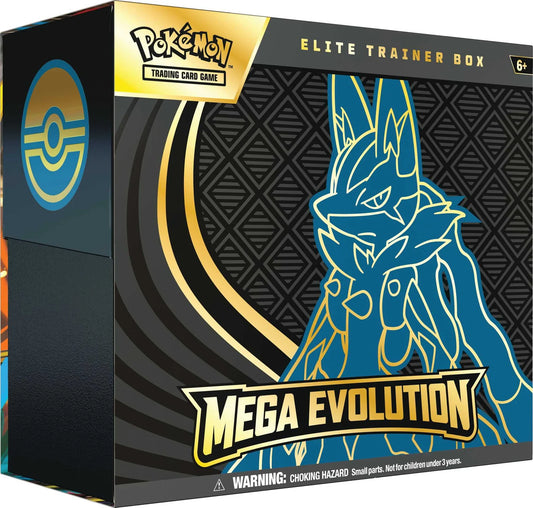 Pokémon TCG: Mega Evolution - Elite Trainer Box - Lucario - ESTIMATED RELEASE DATE: 26/09/2025