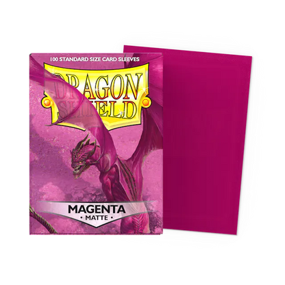 Dragon Shield - Matte Standard Size Sleeves 100pk - Magenta