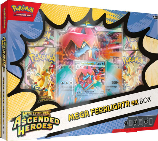 Pokémon TCG: Mega Evolution Ascended Heroes - Mega Feraligatr ex Box - Expected 24/04/2026