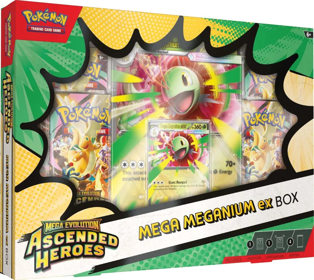 Pokémon TCG: Mega Evolution Ascended Heroes - Mega Meganium ex Box - Expected 24/04/2026