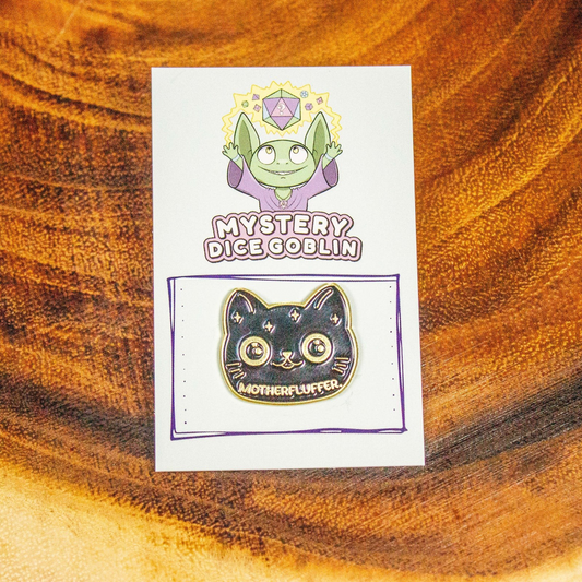 Motherfluffer Cat Pin