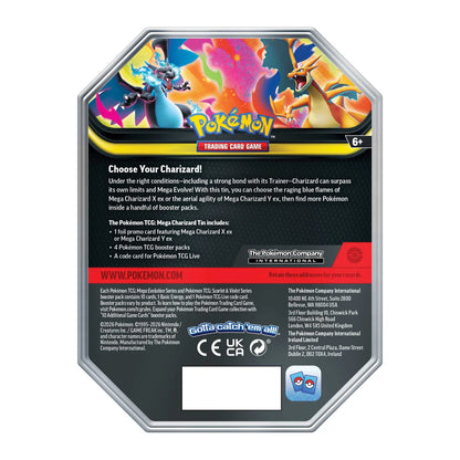 Pokémon TCG: Mega Charizard ex Tin - Expected 20/02/2026