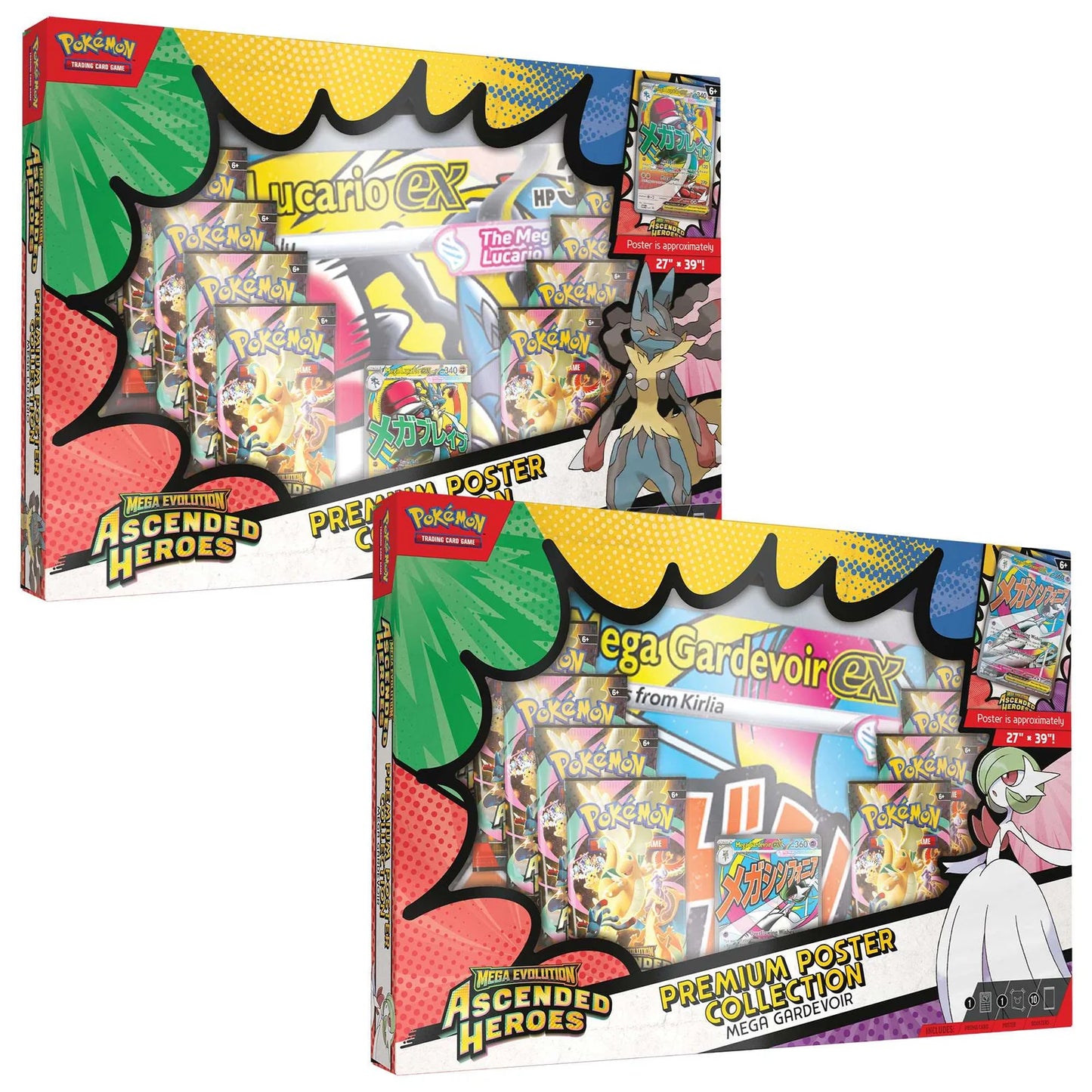 Pokémon TCG: Mega Evolution Ascended Heroes - Premium Poster Collection - expected 20/03/2026