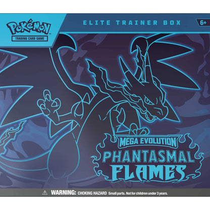 Pokémon TCG: Mega Evolution Phantasmal Flames - Elite Trainer Box - Expected Release Date 14/11/2025