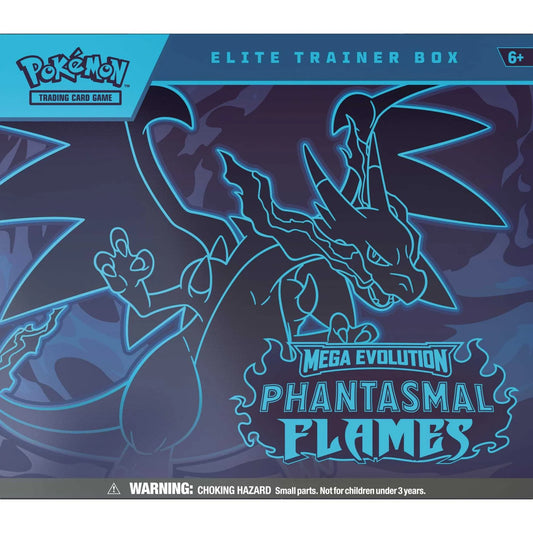 Pokémon TCG: Mega Evolution Phantasmal Flames - Elite Trainer Box - Expected Release Date 14/11/2025