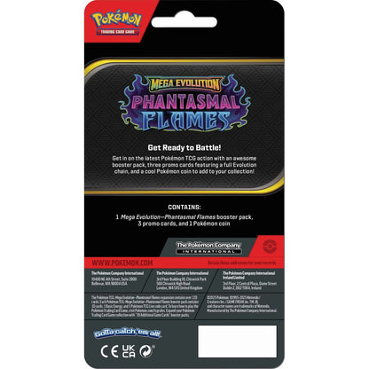 Pokémon TCG: Mega Evolution Phantasmal Flames - Premium Checklane - APPLIN EVOLUTION CHAIN (Expected Release 14/11/2025)