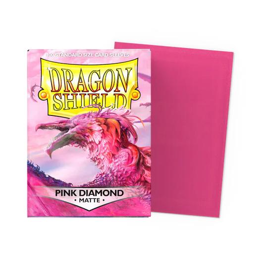 Dragon Shield - Matte Standard Size Sleeves 100pk - Pink Diamond