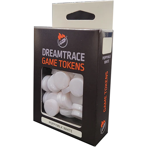 DreamTrace Game Tokens: Poppymilk White