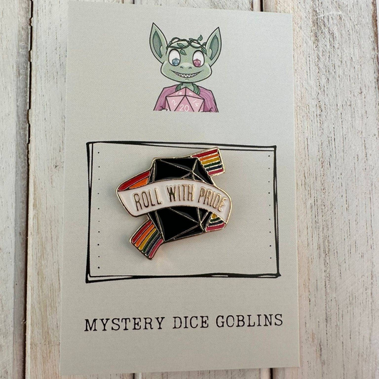 Roll with Pride Enamel Pin Badge