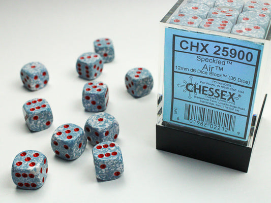 Speckled D6 Set of 36 : Air