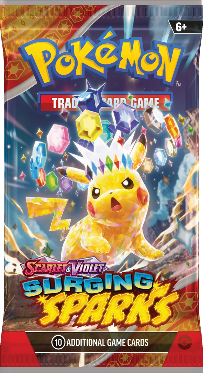 Pokémon TCG: Scarlet & Violet 8 - Surging Sparks - Booster Pack