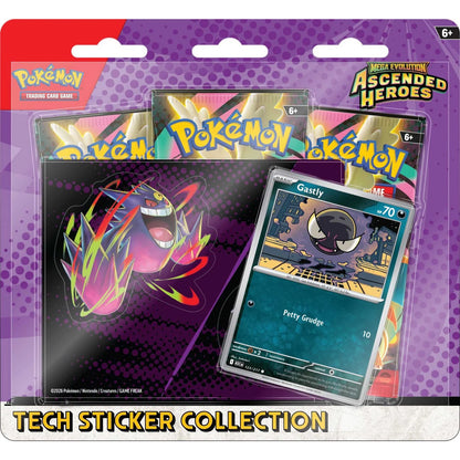 Pokémon TCG: Mega Evolution Ascended Heroes - Tech Sticker Collection - Gastly - Expected 30/01/2026