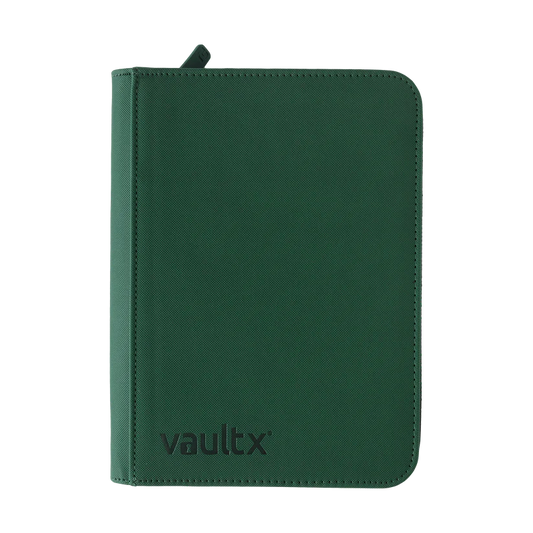 4-Pocket Exo-Tec® Zip Binder- Forest Green