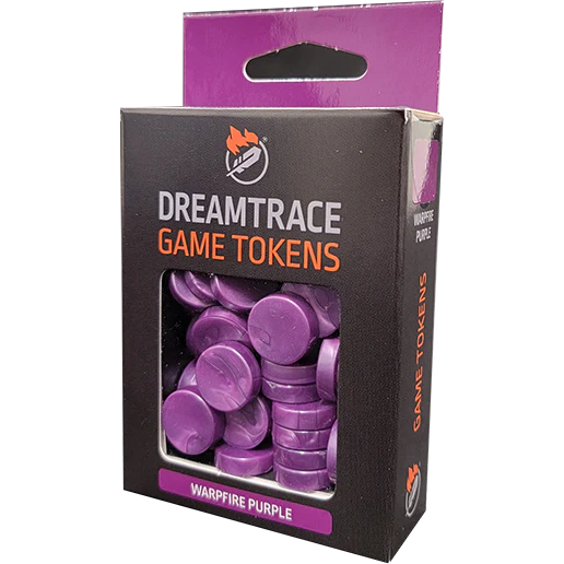 DreamTrace Game Tokens: Warpfire Purple