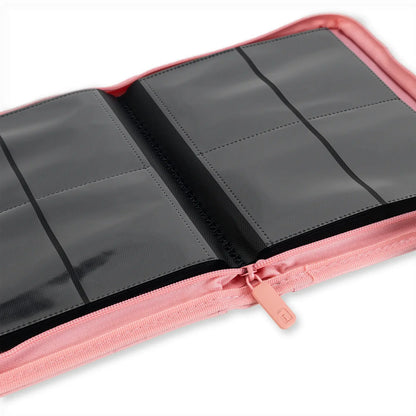 4-Pocket Exo-Tec® Zip Binder- Just Pink
